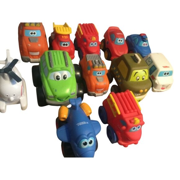 Tonka Hasbro  Other Chunky Preschool Vehicles with faces Lot of 12 - Picture 2 of 4